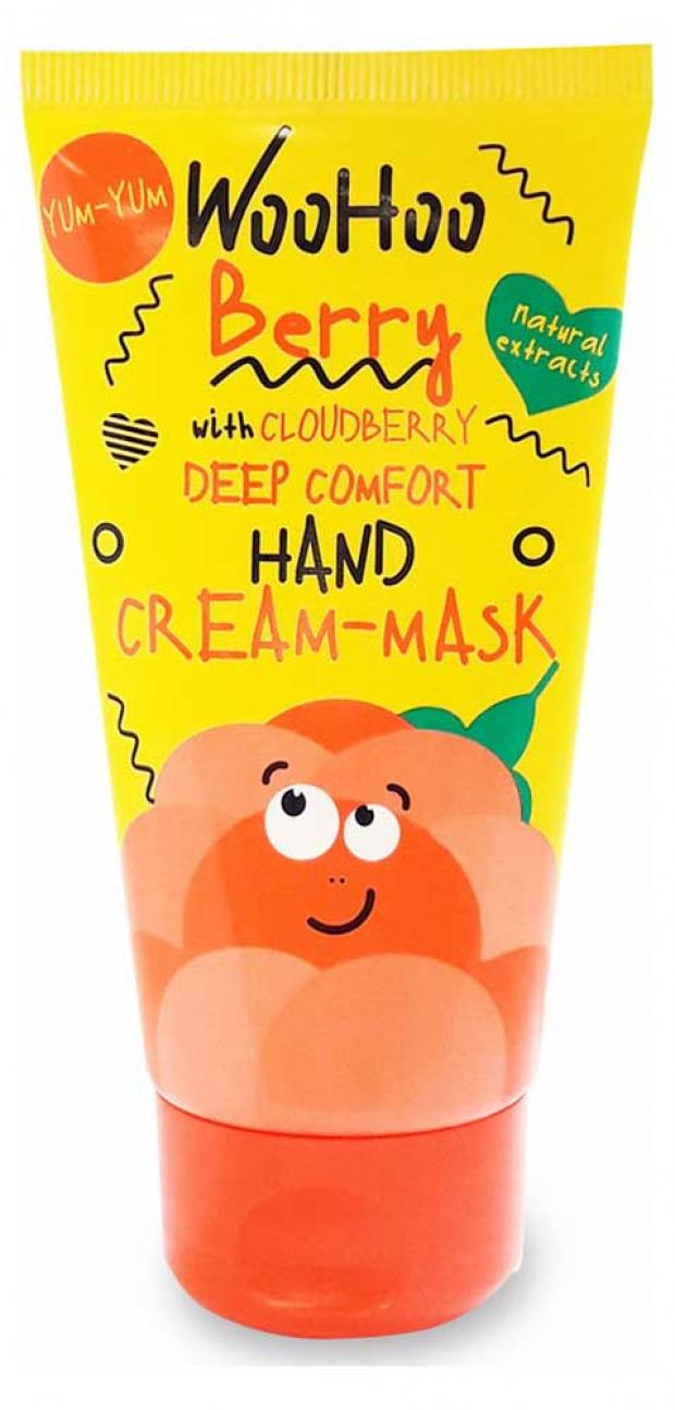 Крем-маска для рук WooHoo Berry Deep-comfort hand cream-mask Глубокое питание, 75 мл