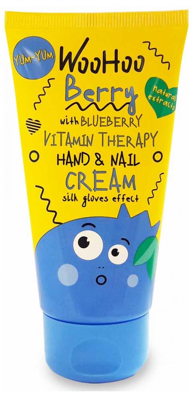

Крем-перчатки для рук и ногтей WooHoo Berry Vitamin Therapy Hand&Nail cream, 75 мл