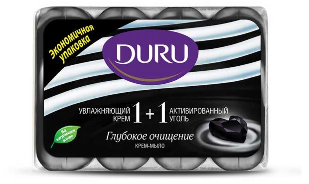 

Мыло туалетное Duru Активный уголь, 4 x 90 г