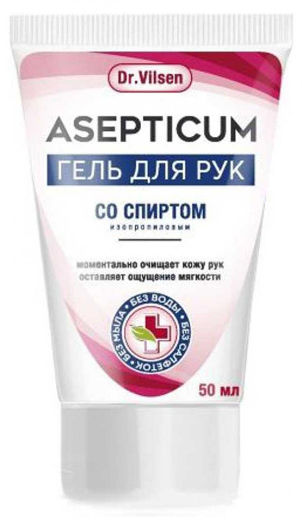 

Гель для рук Dr.Vilsen антисептический со спиртом, 50 мл