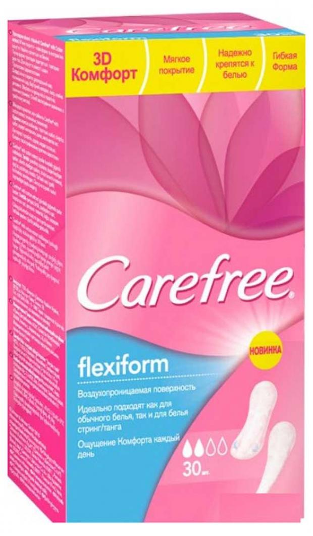 

Прокладки ежедневные Carefree FlexiForm, 30 шт