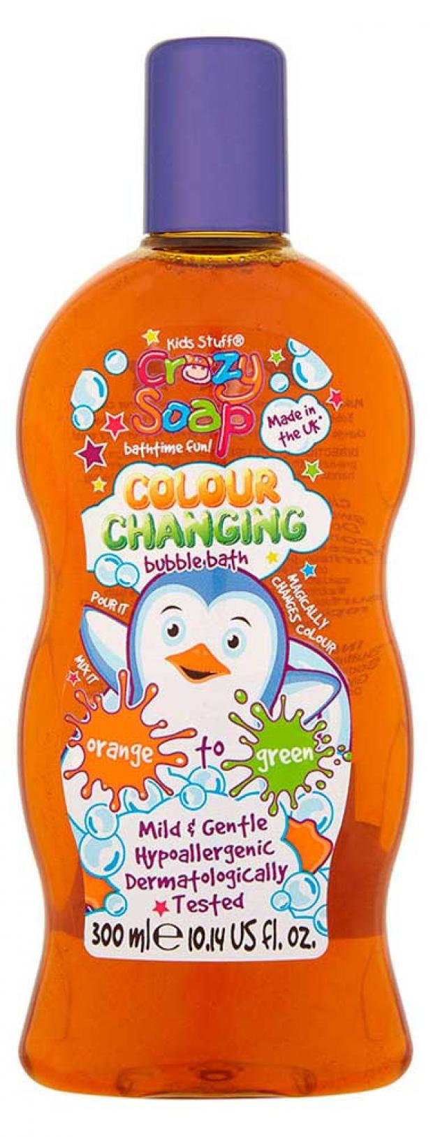 

Пена для ванны детская Kids Stuff меняет цвет оранжево-зеленая, 300 мл