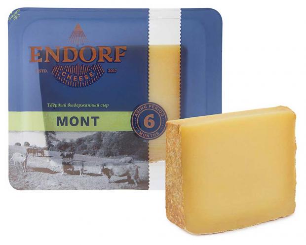 

Сыр твердый Endorf Mont 50%, 200 г