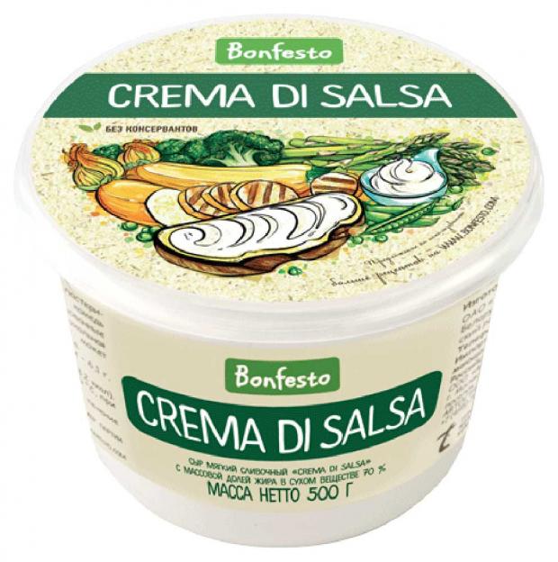 

Сыр мягкий Bonfesto Crema di Salsa 70%, 500 г
