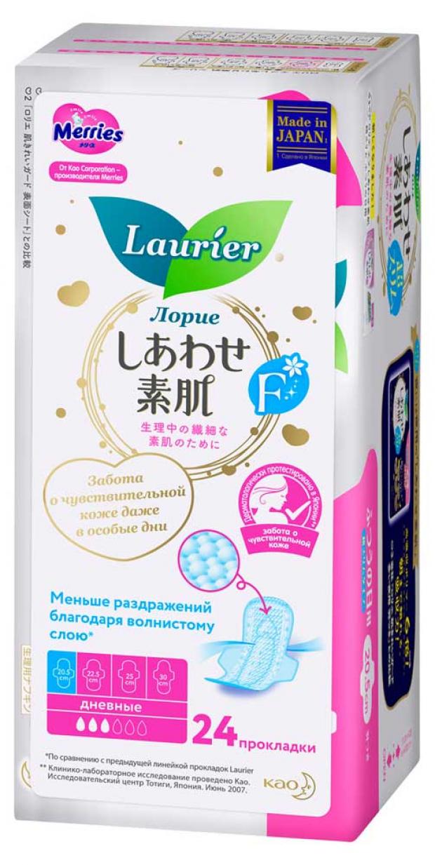 

Прокладки гигиенические Laurier супертонкие с крылышками 20,5 см, 24 шт
