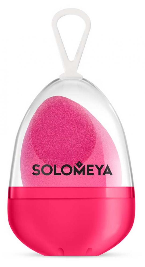 

Спонж для макияжа Solomeya Косметический со срезом, 1 шт