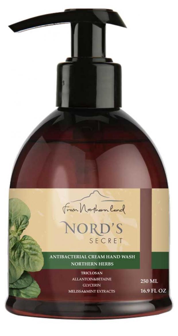 

Крем-мыло для рук Nord's secret Cеверные травы с антибактериальным эффектом, 250 мл