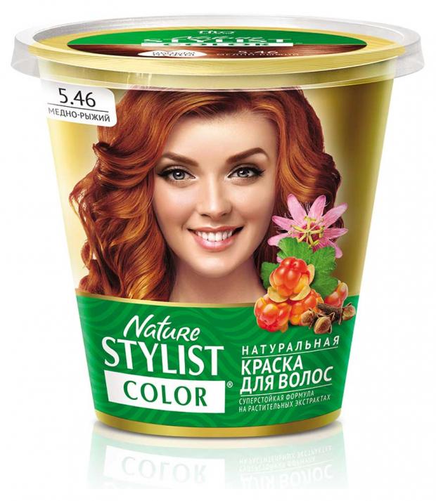 

Краска для волос «Фитокосметик» Nature Stylist Color тон медно-рыжий 5.46, 10 г