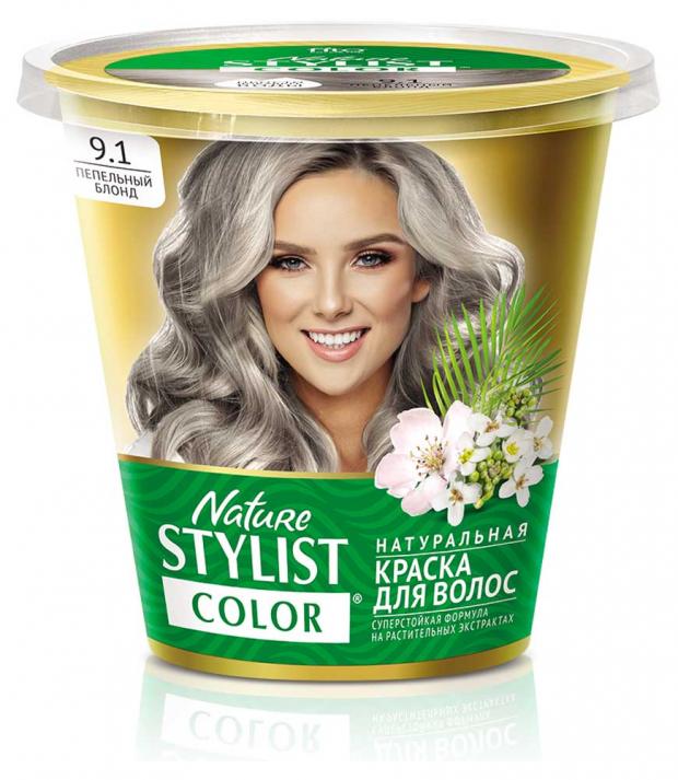 

Краска для волос «Фитокосметик» Nature Stylist Color тон пепельный блонд 9.1, 10 г