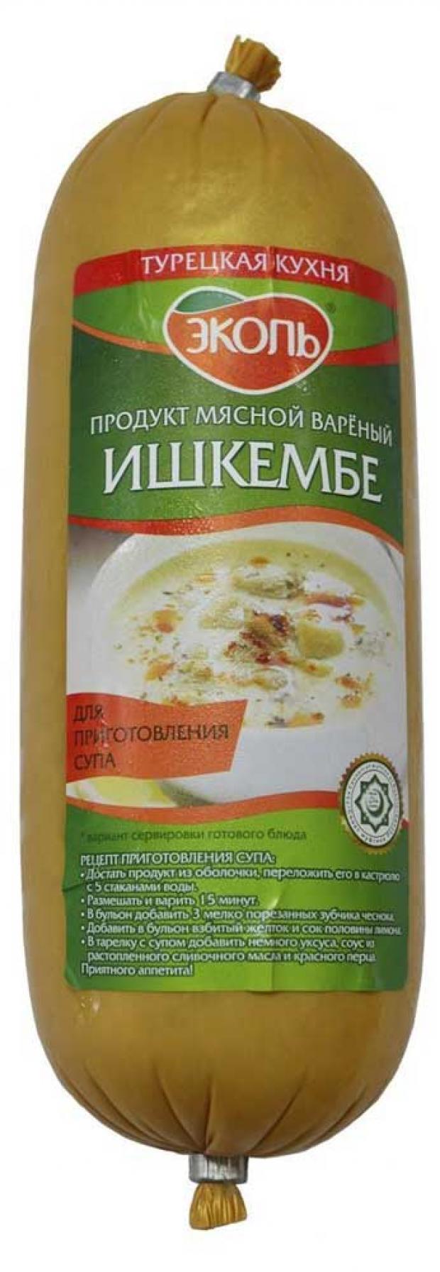 

Продукт мясной вареный «ЭКОЛЬ» Ишкембле, 500 г