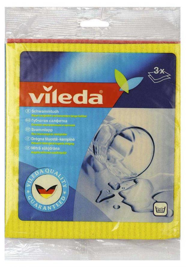 

Салфетка губчатая Vileda 20х18 см, 3 шт