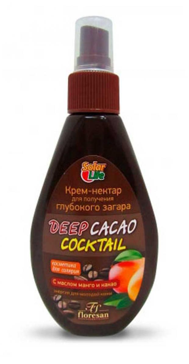 

Крем-нектар для получения глубокого загара Floresan Deep cacao cocktail, 160 мл