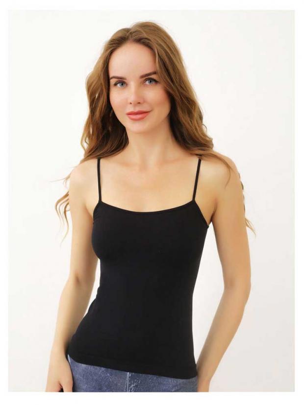 

Майка женская SeamlessFLEX Canotta черная, р.2-S/M