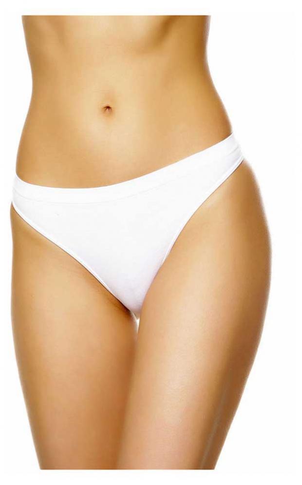 

Трусы-стринги женские SeamlessFLEX белые, р.2-S/M