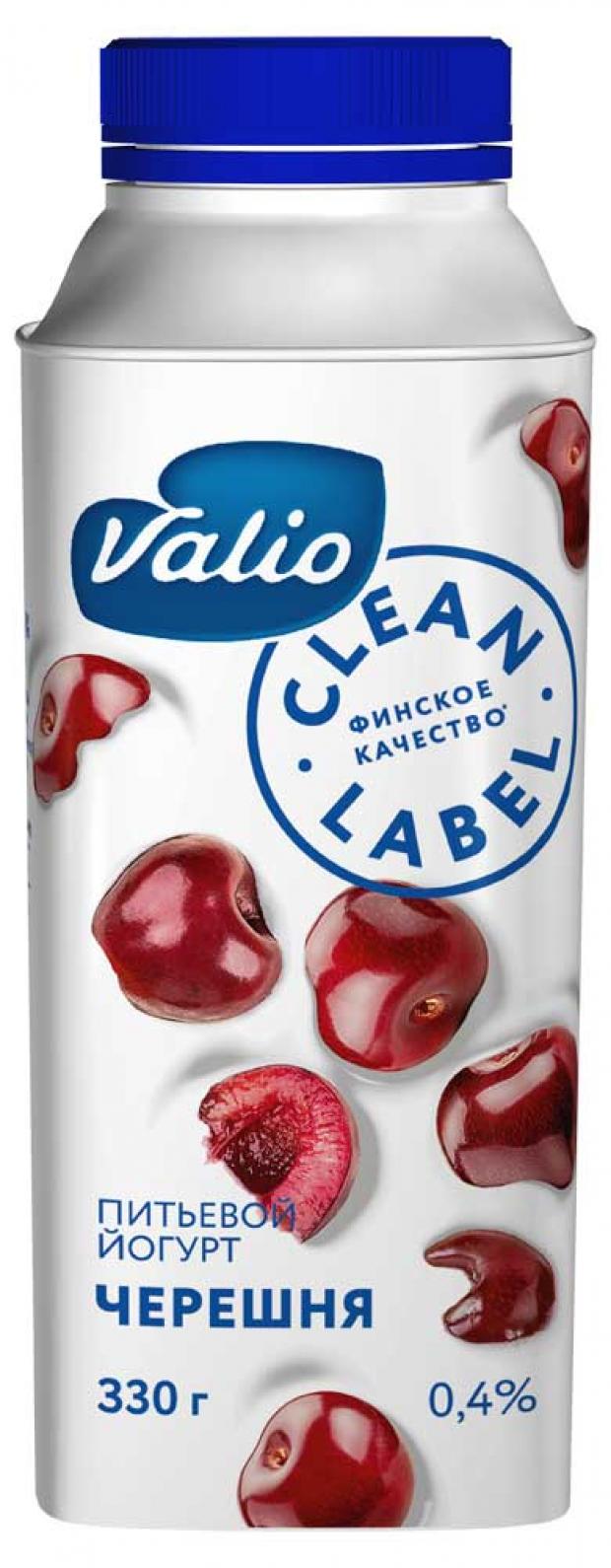 

Йогурт питьевой Valio с черешней 0,4%, 330 г