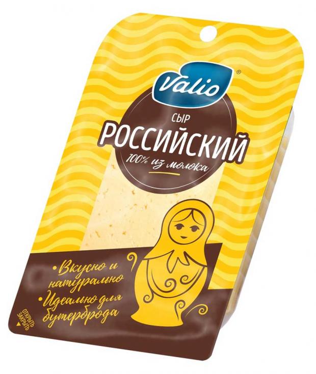 Сыр полутвердый Valio Российский 120 г 136₽