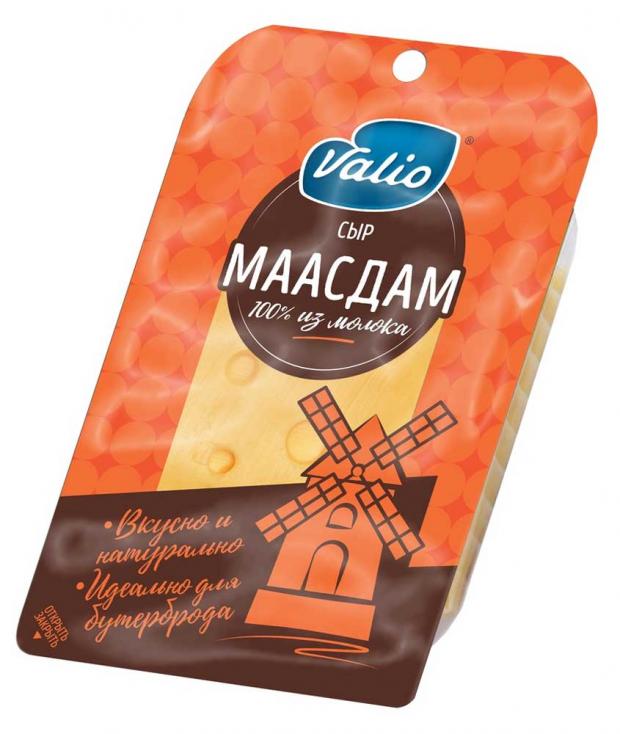 Сыр полутвердый Valio Маасдам 45 120 г 155₽