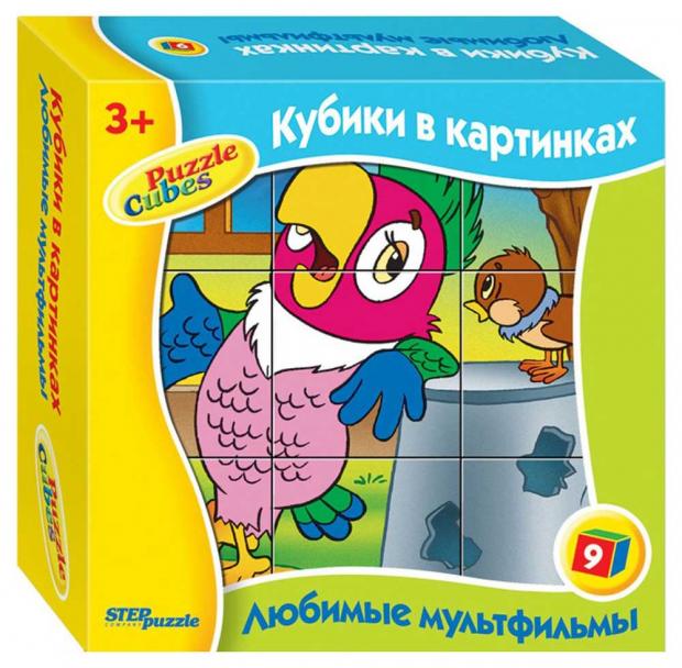 

Кубики Любимые мультфильмы Step Puzzle