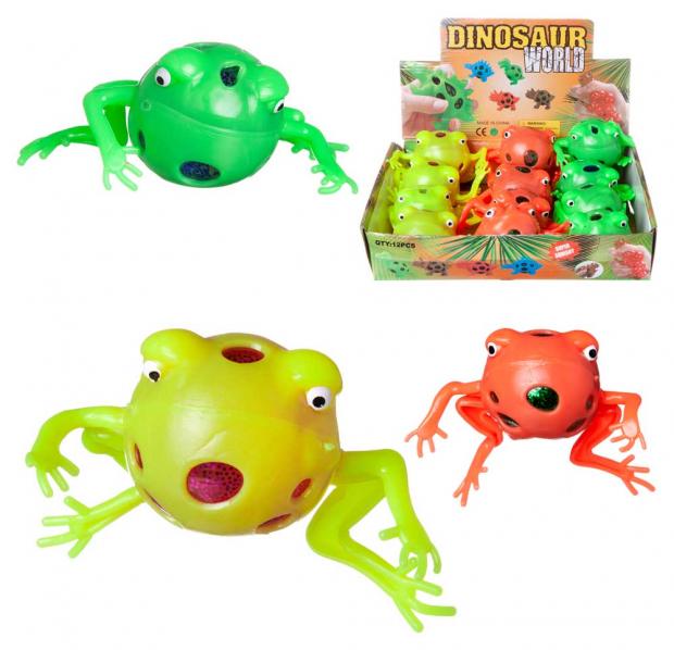 

Игрушка-антистресс Junfa Dinosaur World Лягушка со световыми эффектами