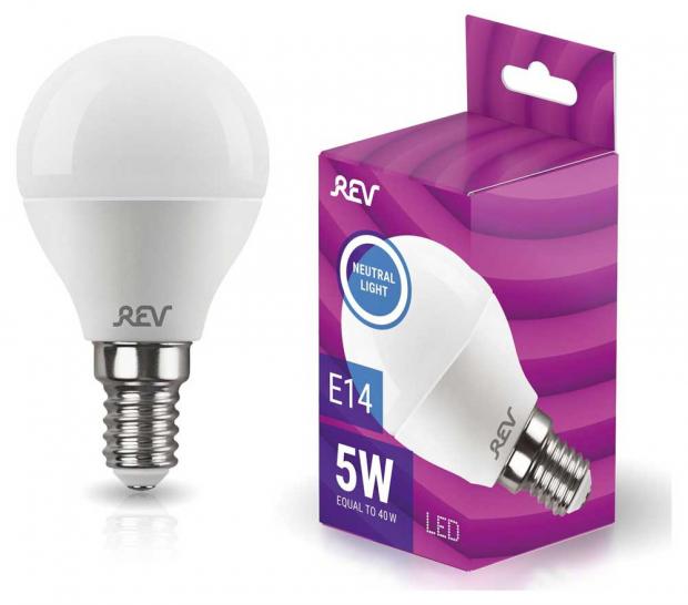 

LED-Лампа шар REV 5-40W E14 Холодный свет