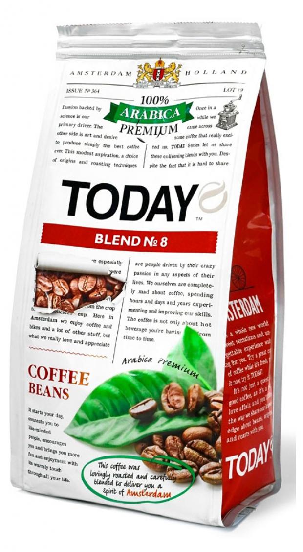 кофе в зернах today blend 8