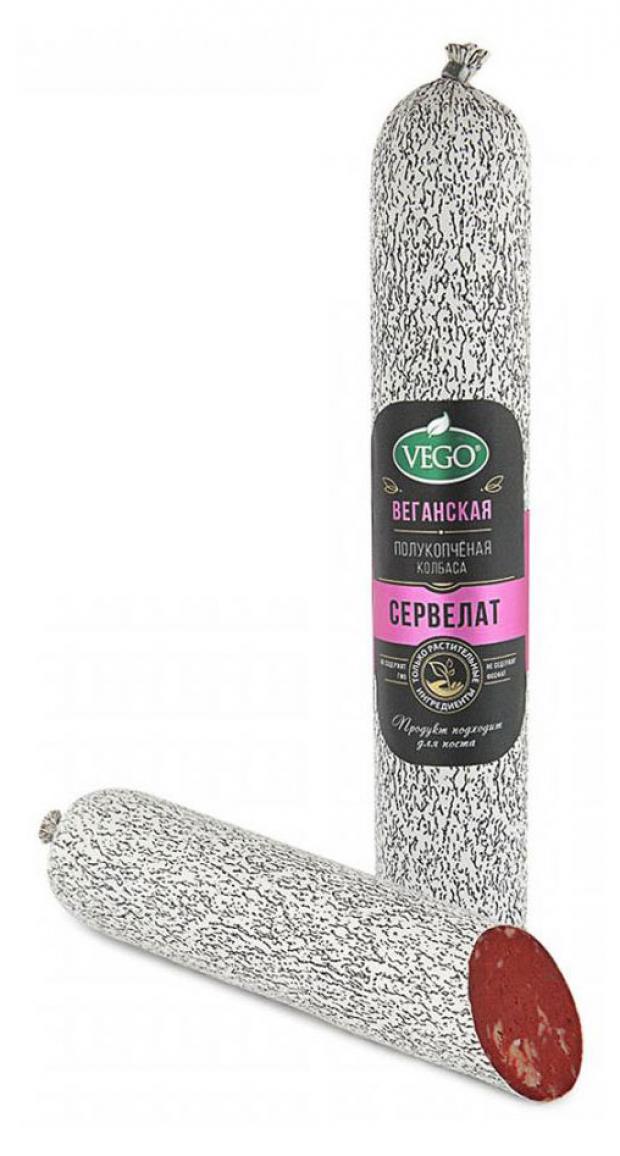 Колбаса полукопченая Vego Сервелат 400 г 429₽