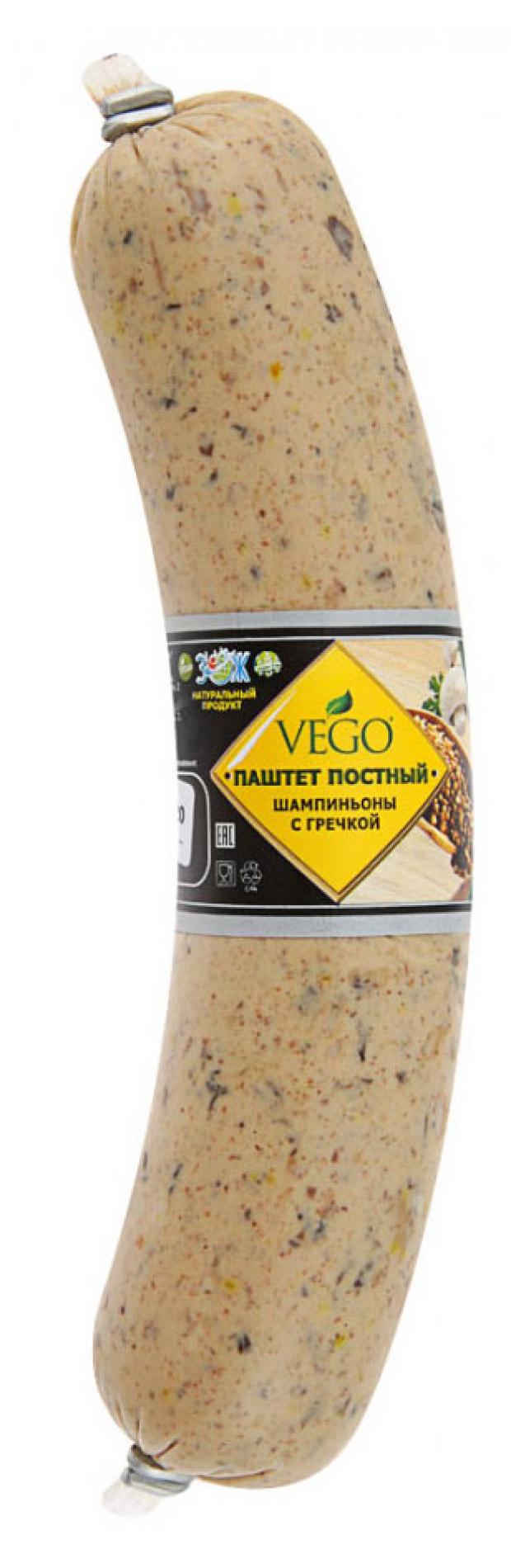 Паштет постный Vego шампиньоны с гречкой 300 г 327₽