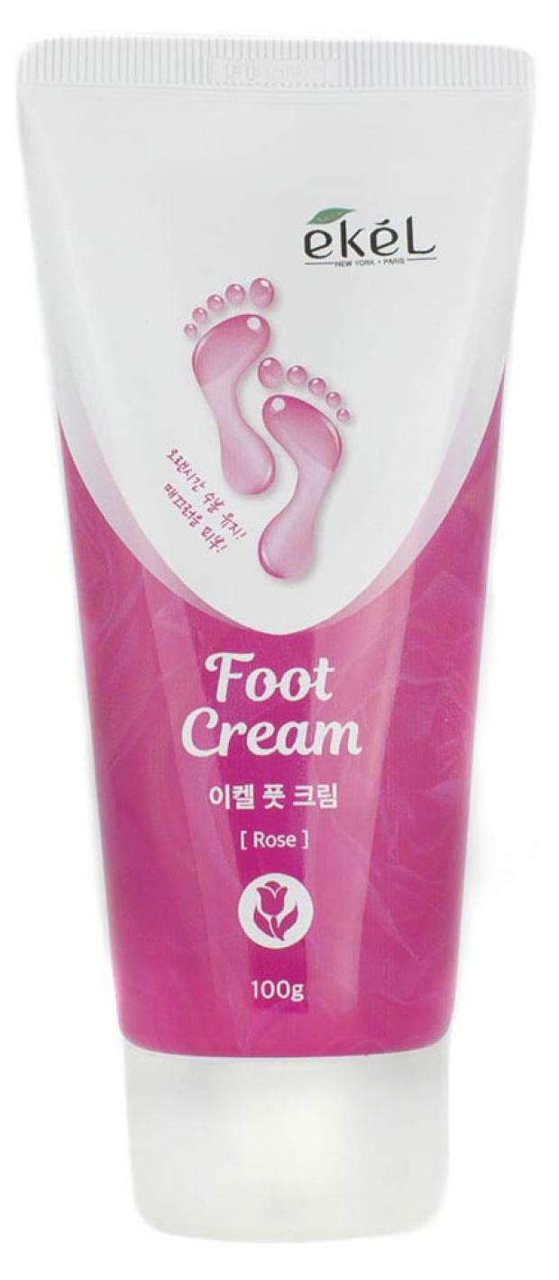 Крем для ног Ekel Foot Cream Rose с экстрактом розы, 100 мл