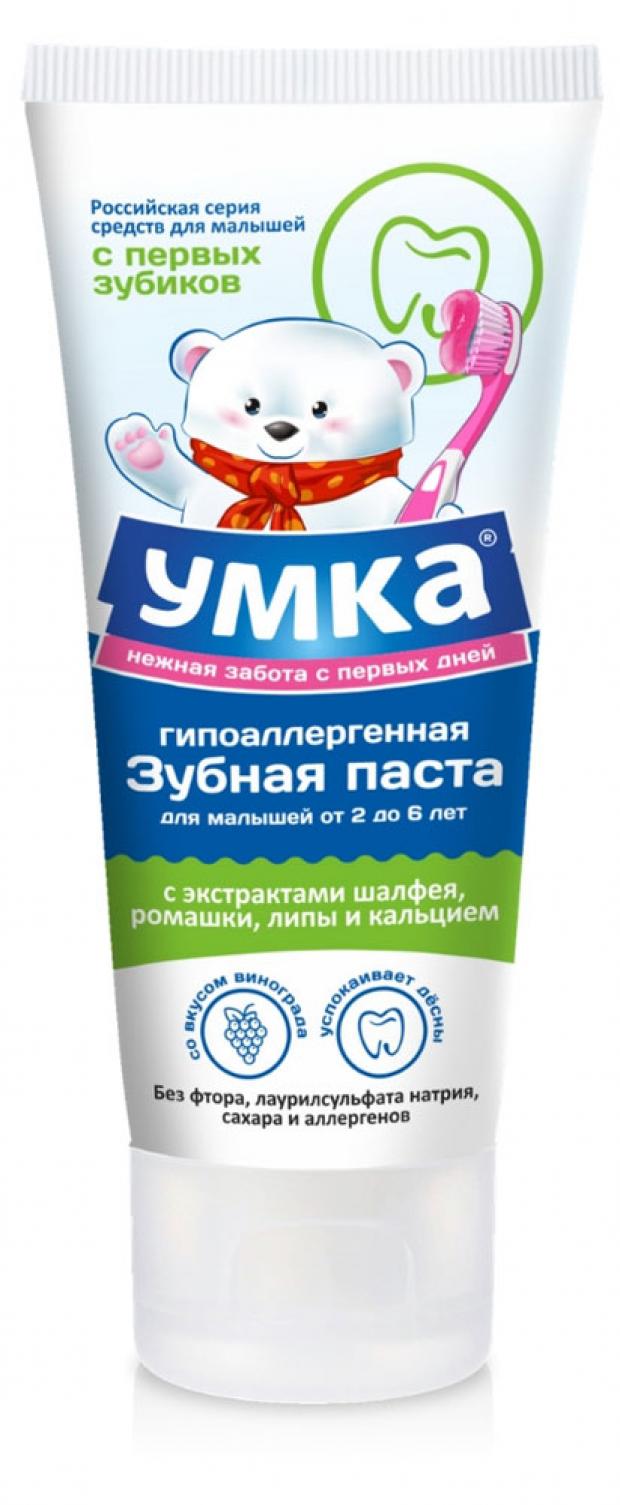 

Зубная паста детская «Умка» со вкусом винограда с 2 лет, 100 г