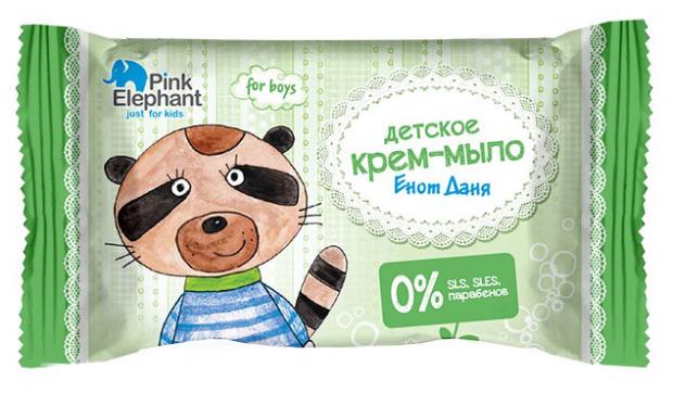 

Крем-мыло детское Pink Elephant Енот Даня, 90 г
