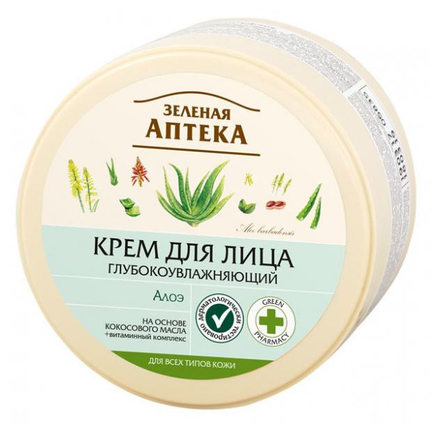

Крем для лица «Зеленая аптека» Алоэ глубокоувлажняющий, 200 мл