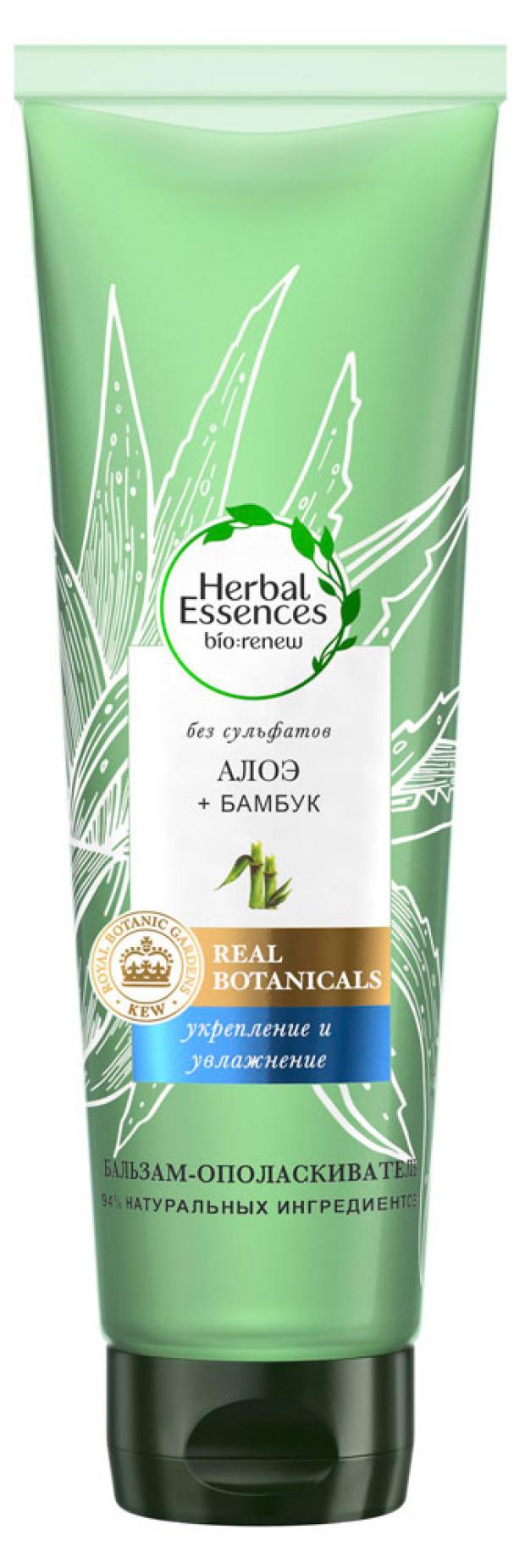 

Бальзам-ополаскиватель для волос Herbal Essences с алоэ и бамбуком, 260 мл