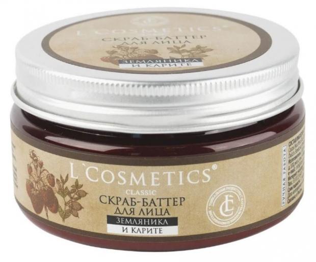 

Скраб-баттер для лица L'Cosmetics Земляника и карите, 100 мл