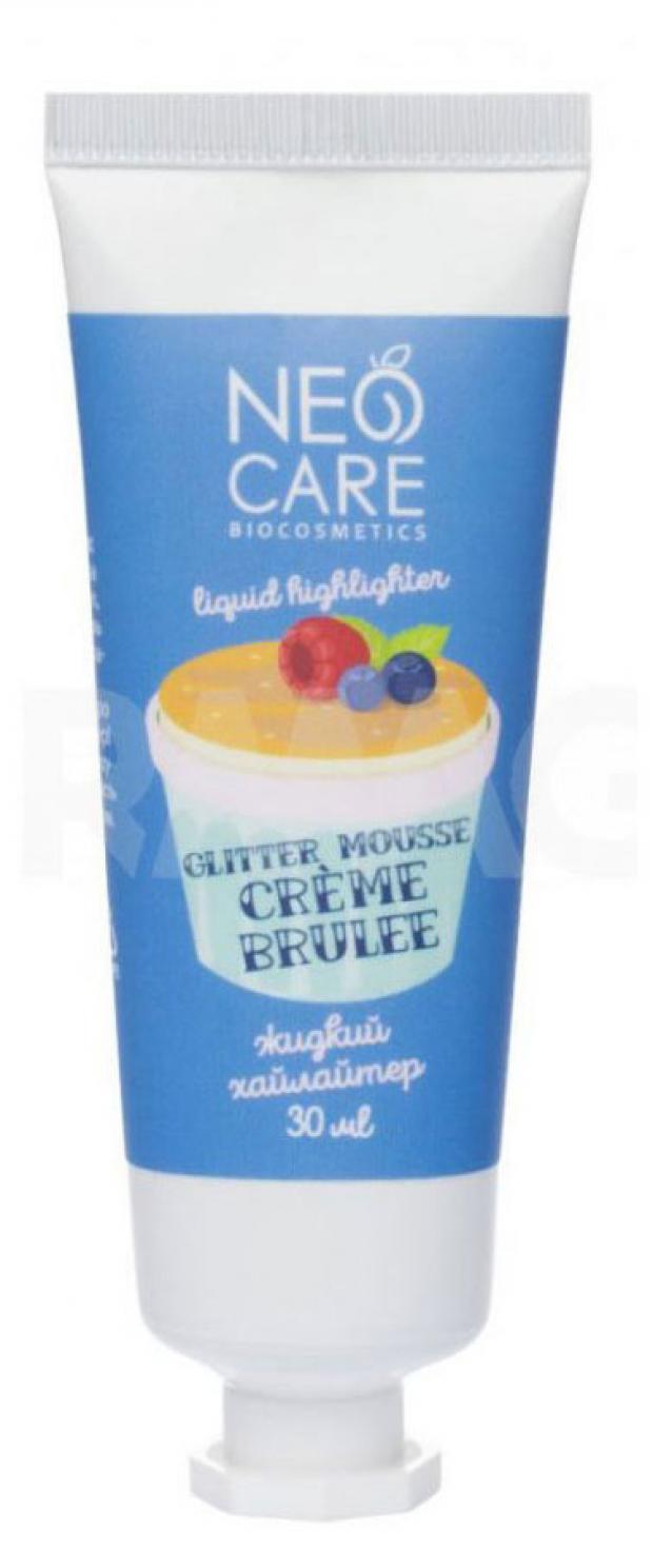 фото Хайлайтер levrana neo care glitter mousse creme brulee, 30 мл