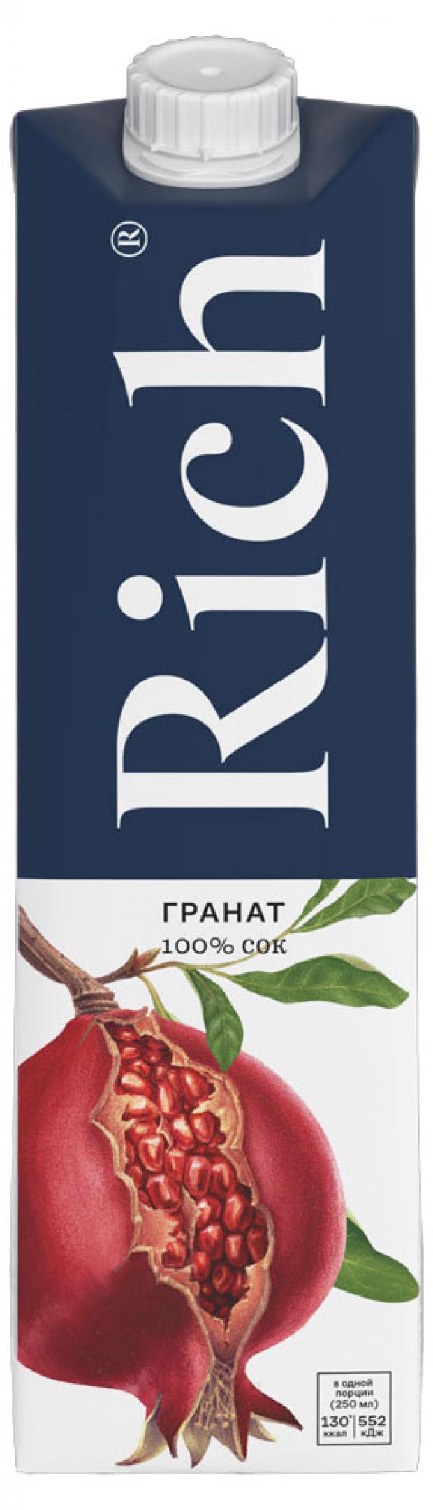 Сок гранатовый Rich 1 л 251₽
