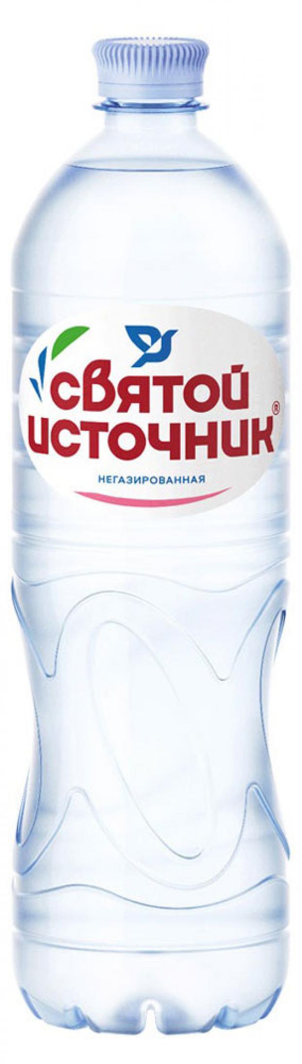Вода питьевая Святой Источник без газа 1 л 24₽