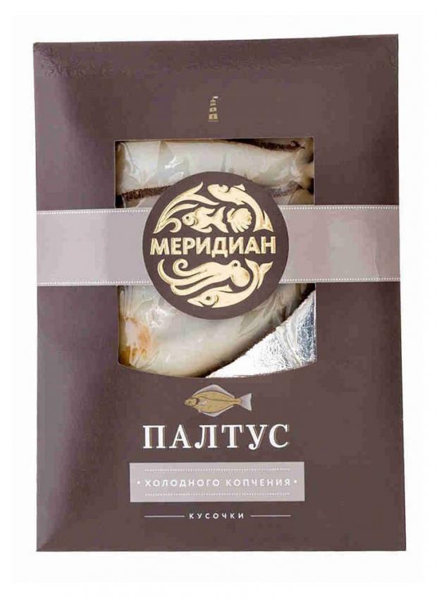 Палтус холодного копчения Меридиан кусочки 120 г 309₽