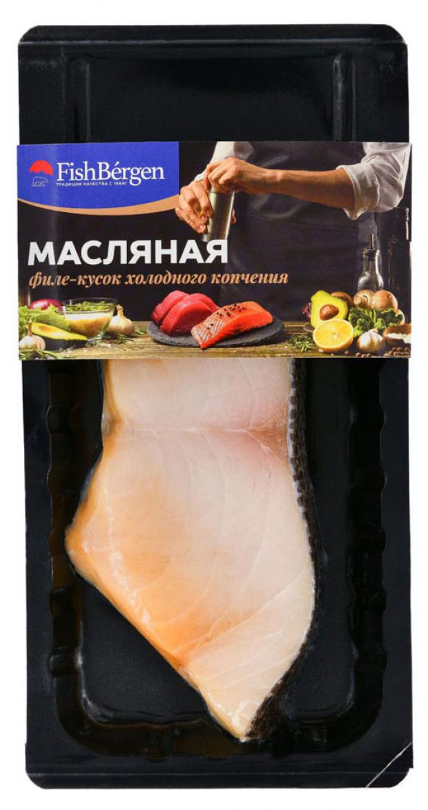 

Масляная рыба холодного копчения FishBergen филе-кусок, 150 г