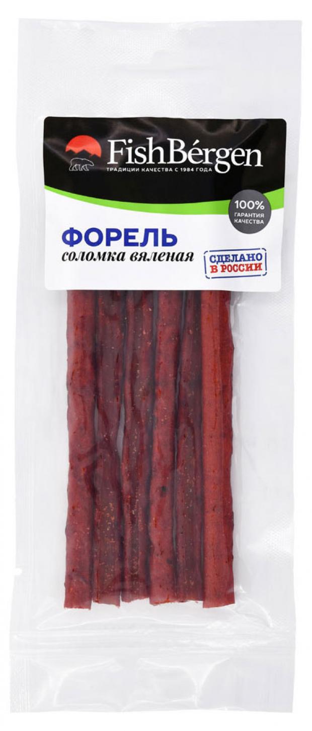 

Форель вяленая FishBergen соломка, 100 г