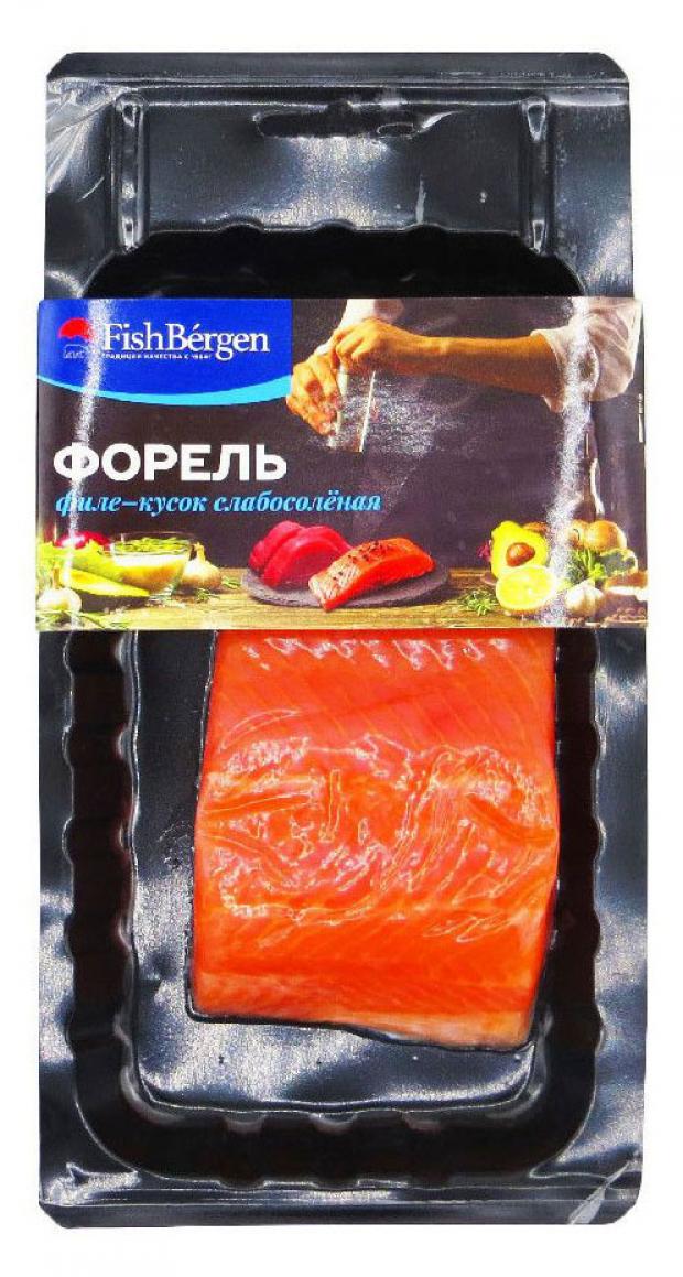 

Форель слабосоленая FishBergen филе-кусок, 200 г