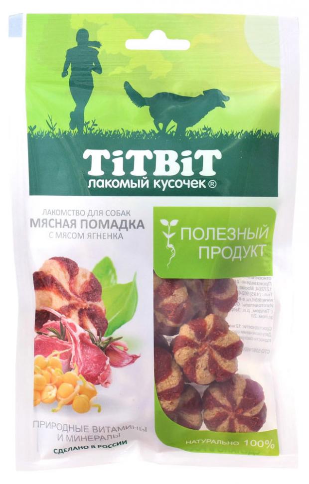 

Лакомство для собак помадка TITBIT мясная с мясом ягненка, 85 г
