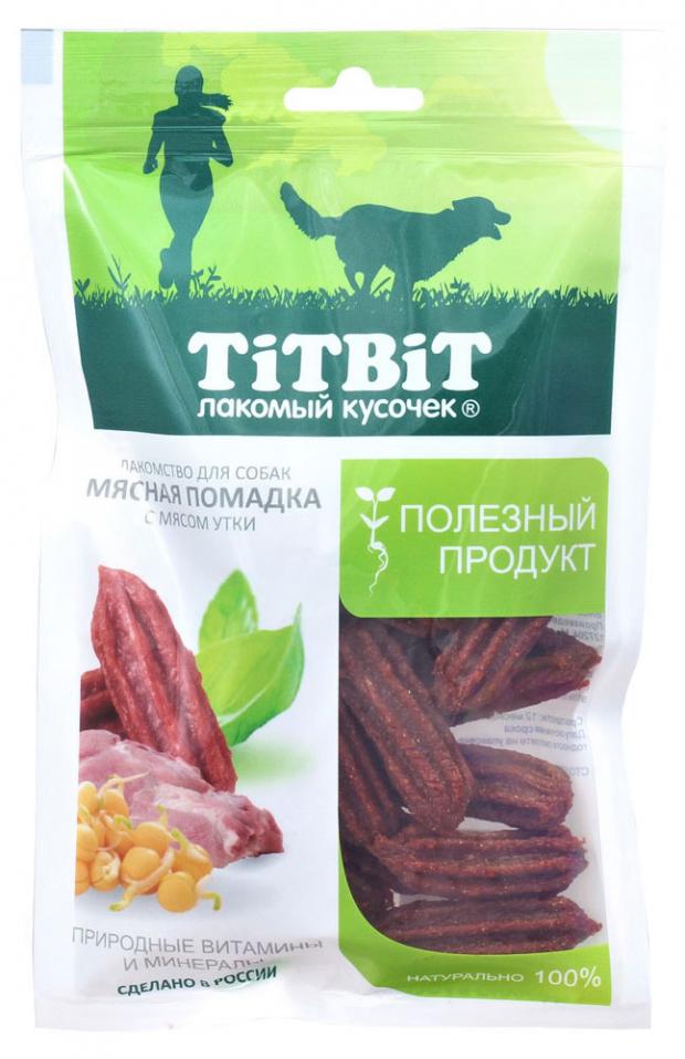 

Лакомство для собак помадка TITBIT мясная с мясом утки, 85 г
