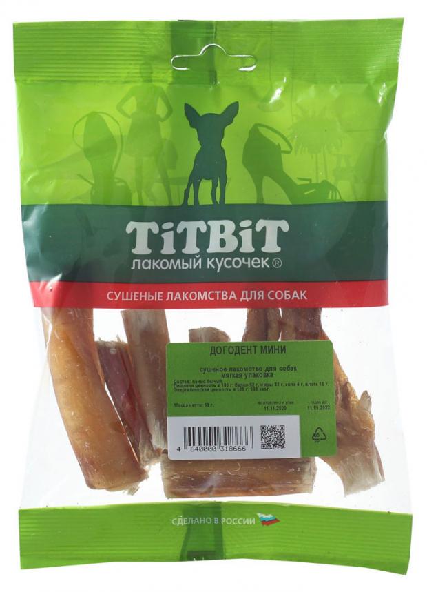 

Лакомство для собак TITBIT Догодент мини, 60 г