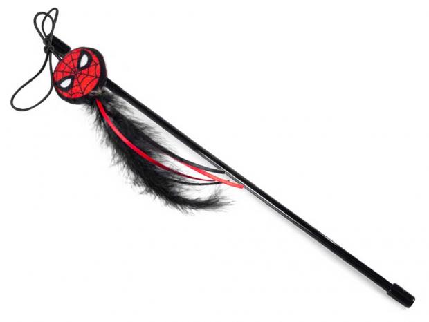Игрушка для кошек Triol Marvel удочка-дразнилка Человек-паук 16х45 см 218₽