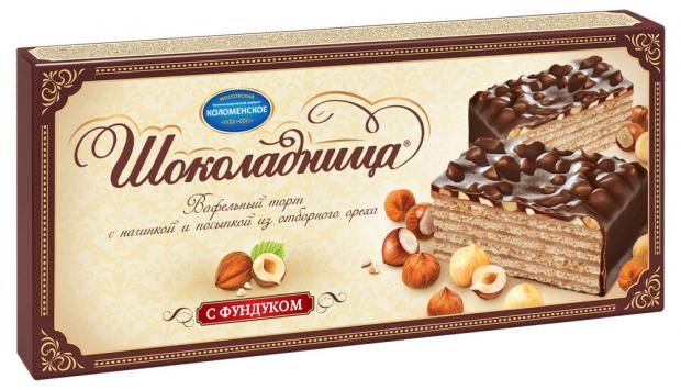 Вафельный торт «Шоколадница» с фундуком, 270 г