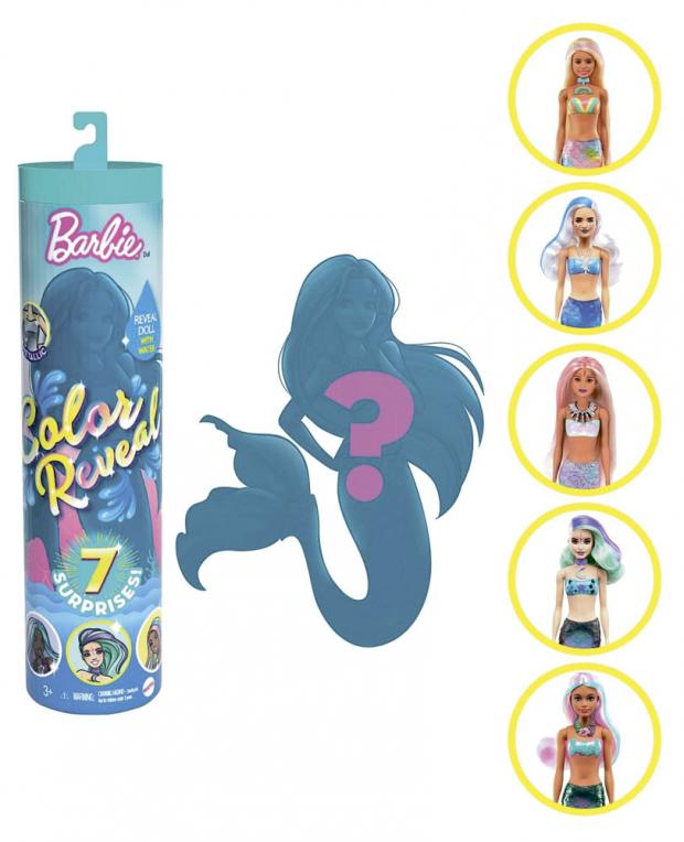 

Набор-сюрприз Barbie GTP43 Мода В4 кукла-русалка с аксессуарами в непрозрачной упаковке
