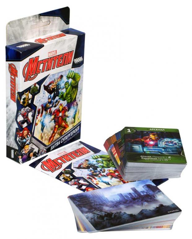 

Настольная карточная игра Hobby World Мстители: Битва супергероев