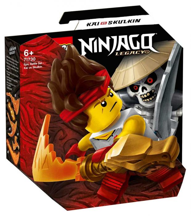

Конструктор LEGO Ninjago 71730 Легендарные битвы: Кай против Скелета