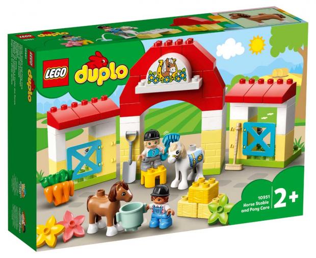 фото Конструктор lego duplo town 10951 конюшня для лошади и пони