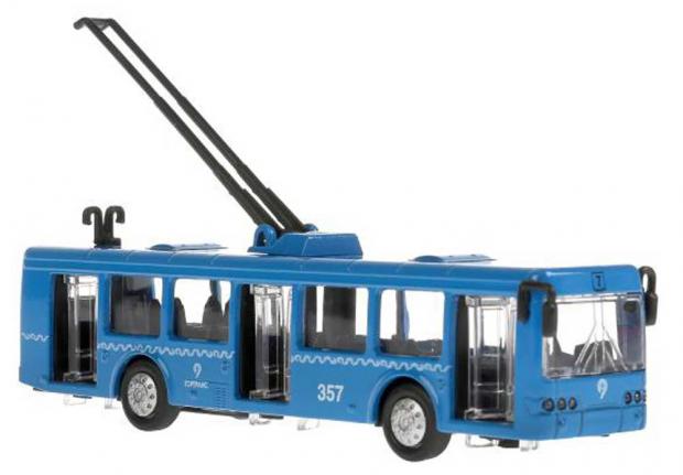 

Машина «Технопарк» Троллейбус металлическая инерционная, 16,5 см